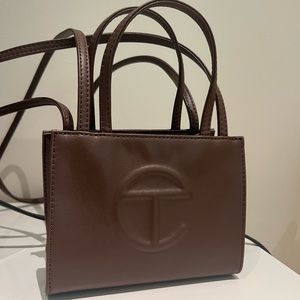 BRAND NEW Small Chocolate Telfar Shopping Bag